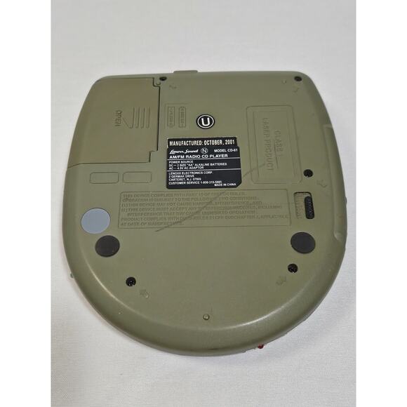 Vintage Lenoxx Sound CD Player With AM FM Radio CD-61 Works Great Clean - Picture 2 of 11